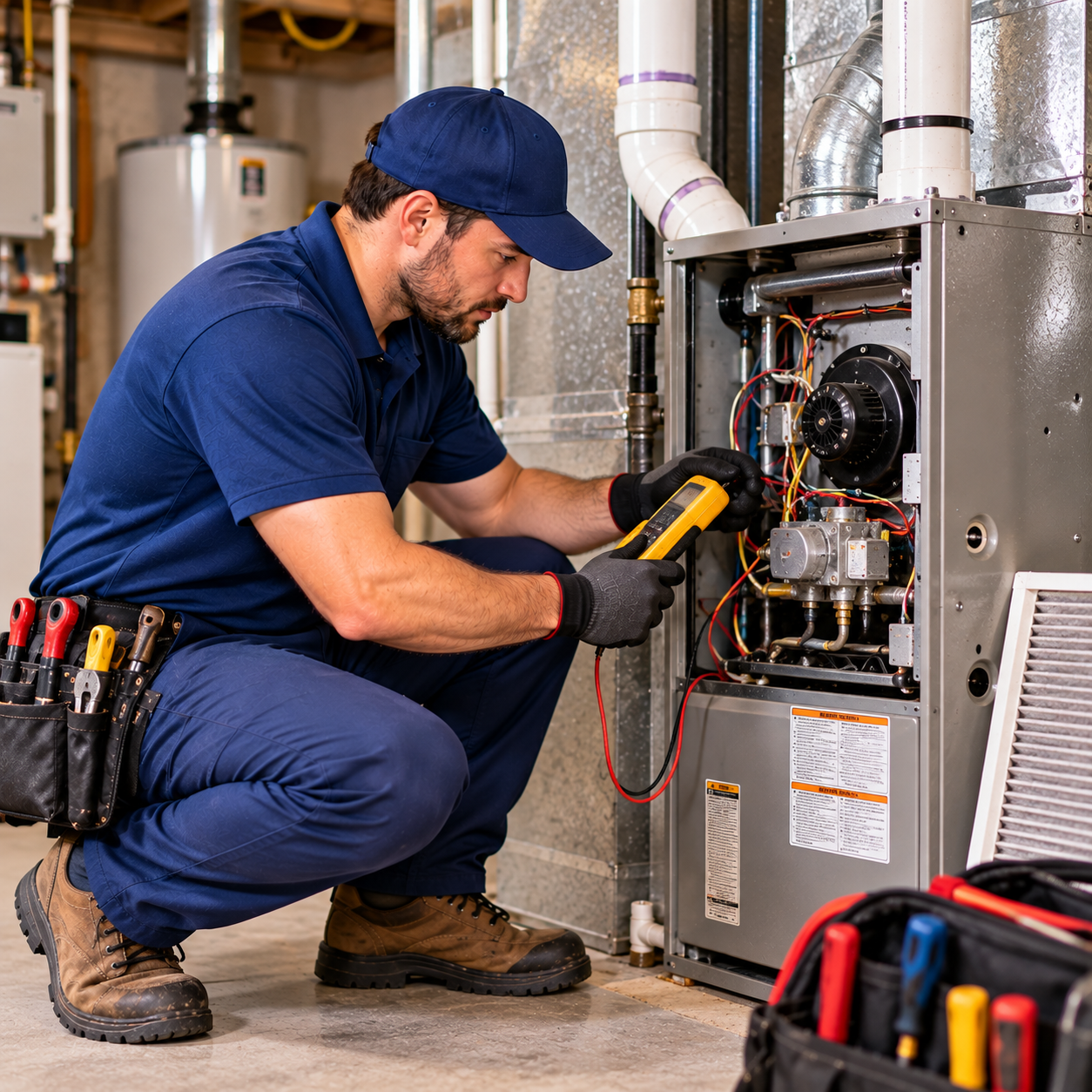 Residential heating and furnace service equipment