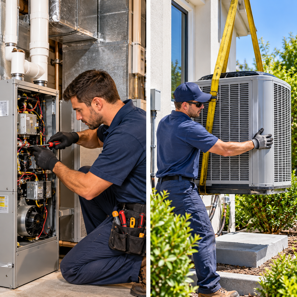 Residential air conditioning replacement equipment