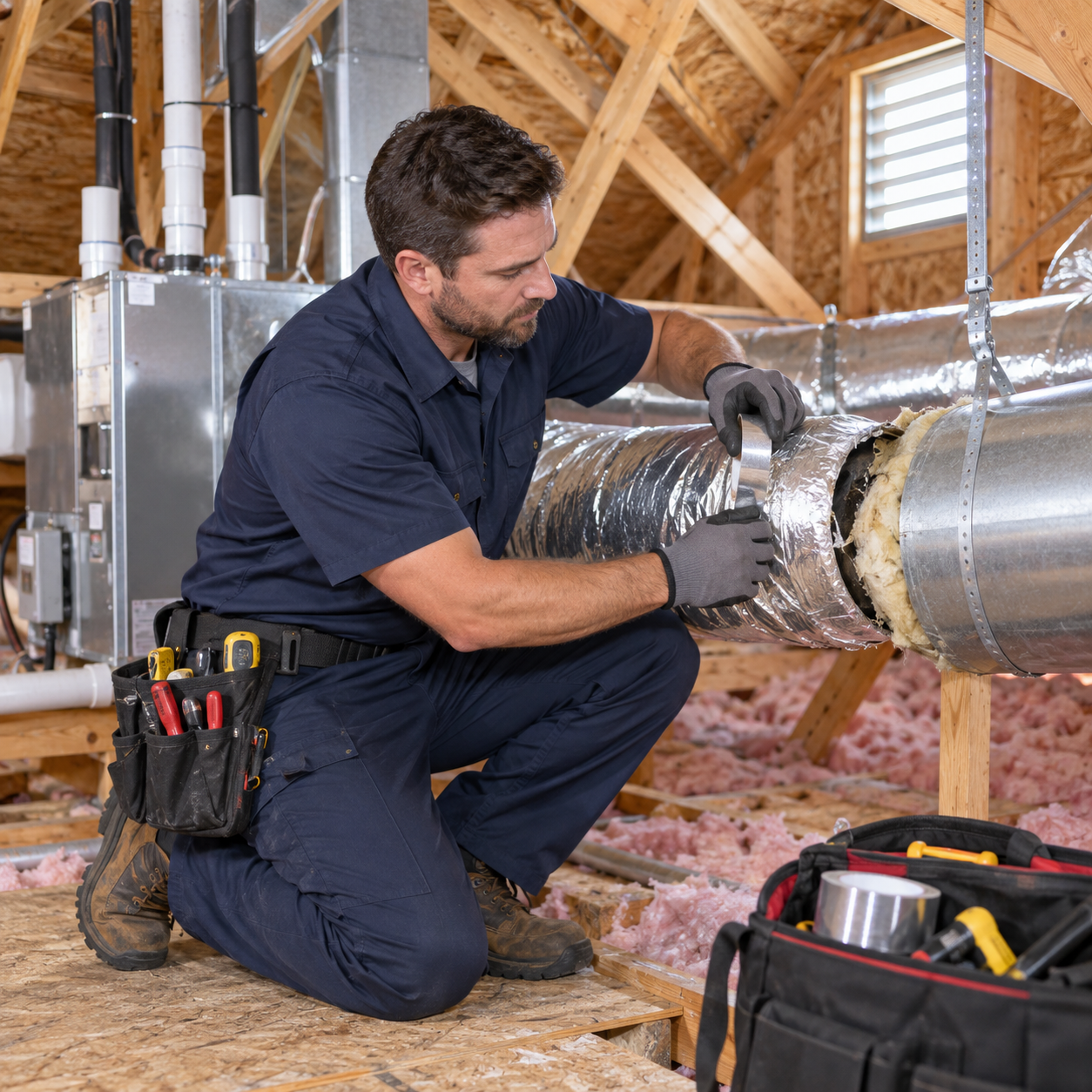 Ductwork Planning residential HVAC service in Irvine