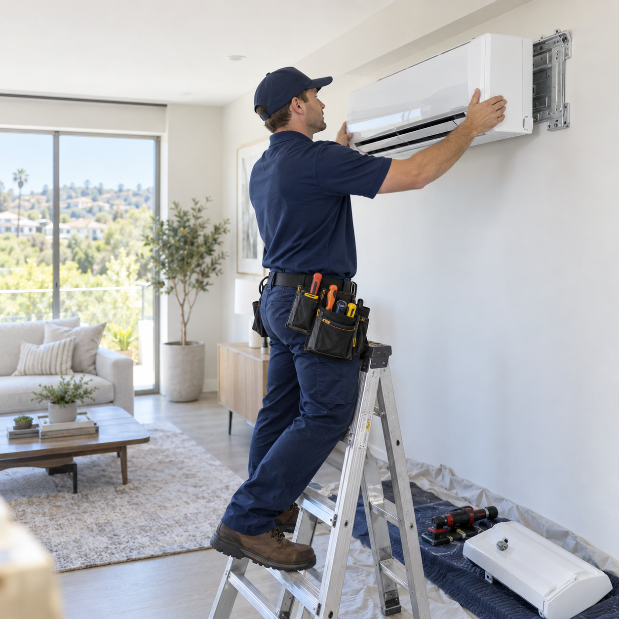 Irvine Ductless Mini-Split Installation residential HVAC service example