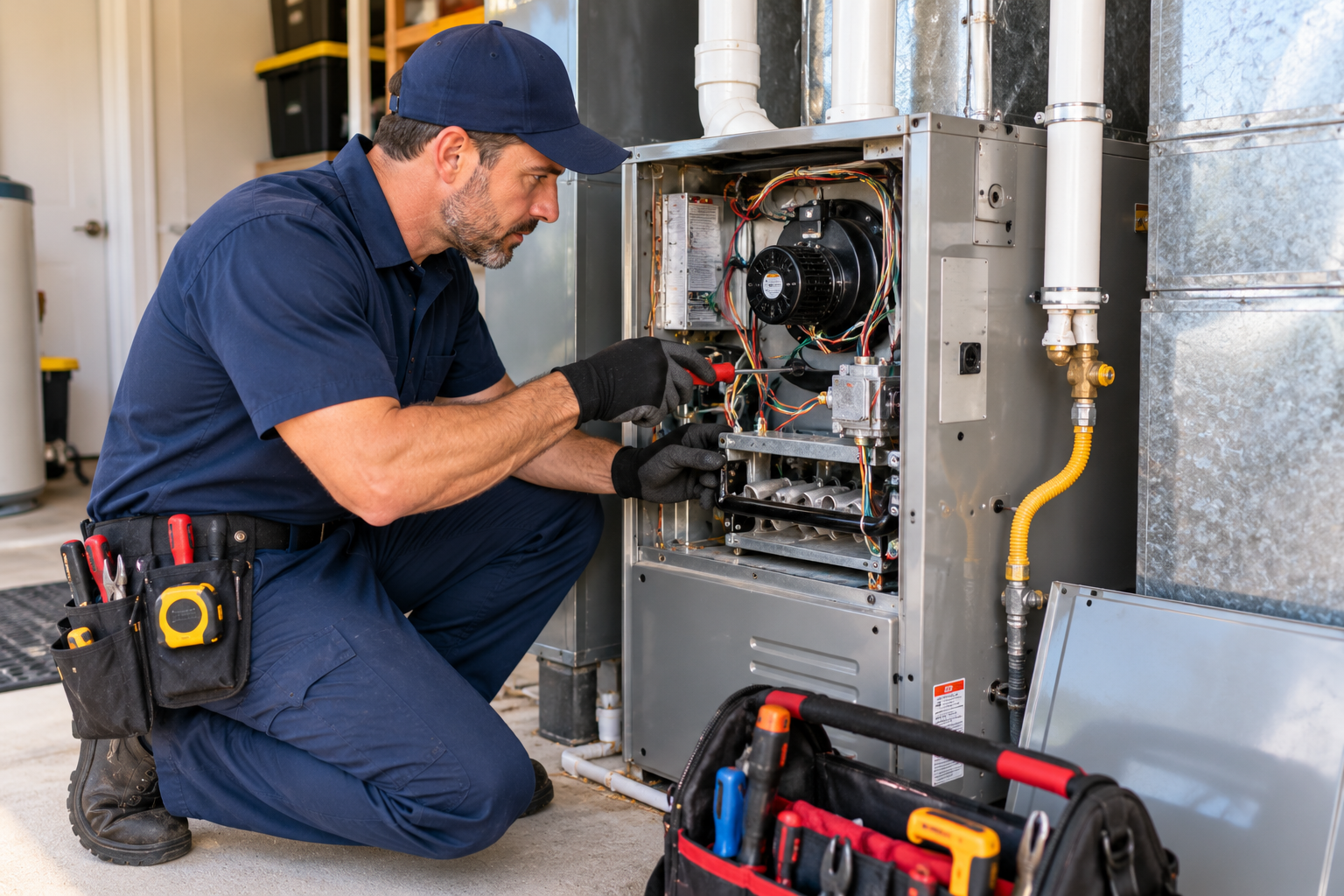 Irvine Furnace Repair residential HVAC service example