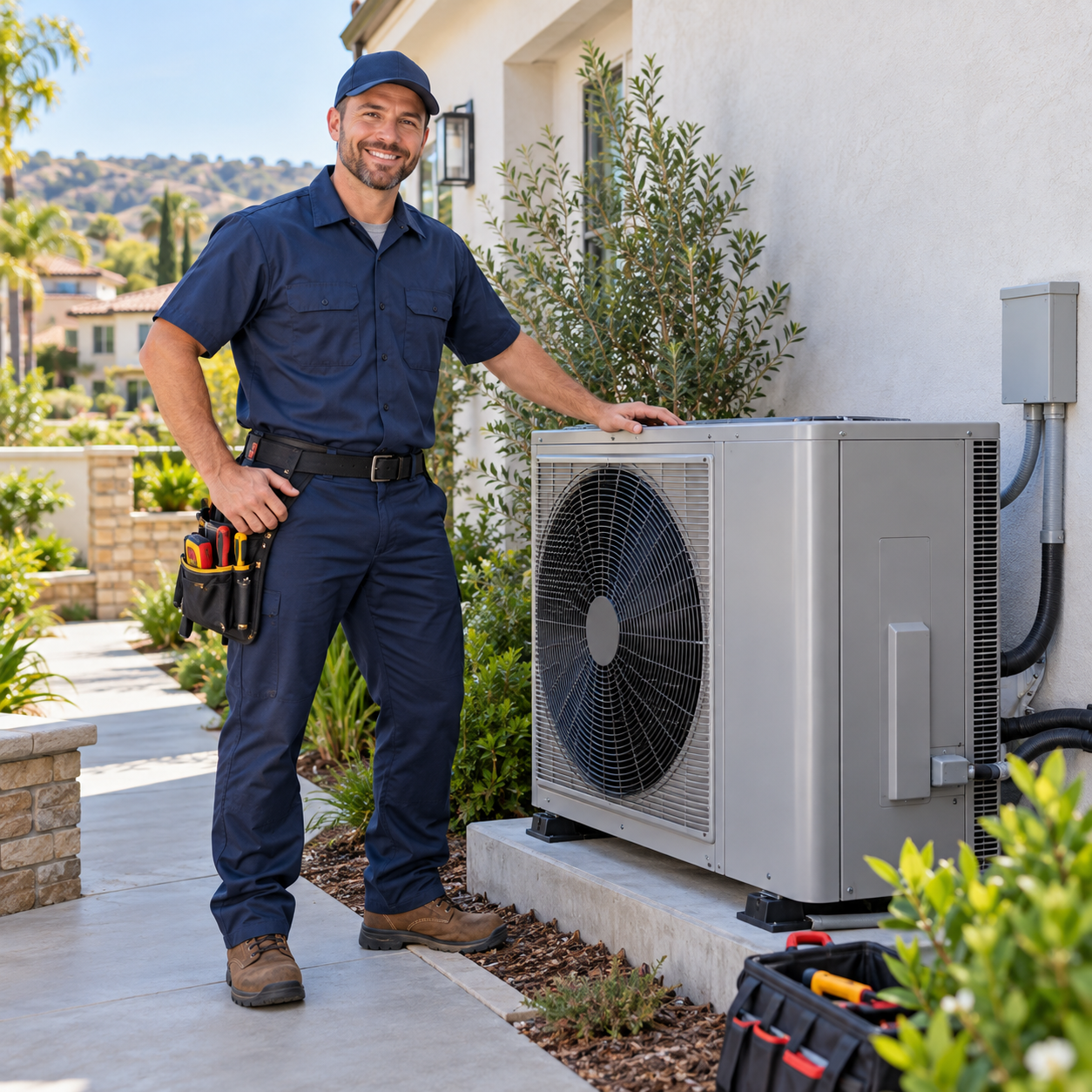 Irvine Heat Pump Installation residential HVAC service example