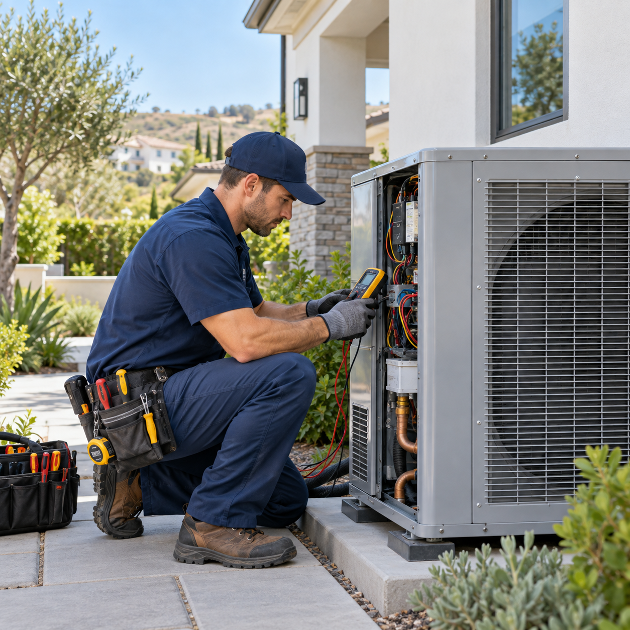 Irvine Heat Pump Repair residential HVAC service example