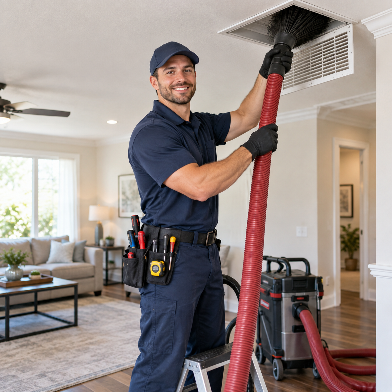 Whole-Home Duct Cleaning residential HVAC service in Irvine