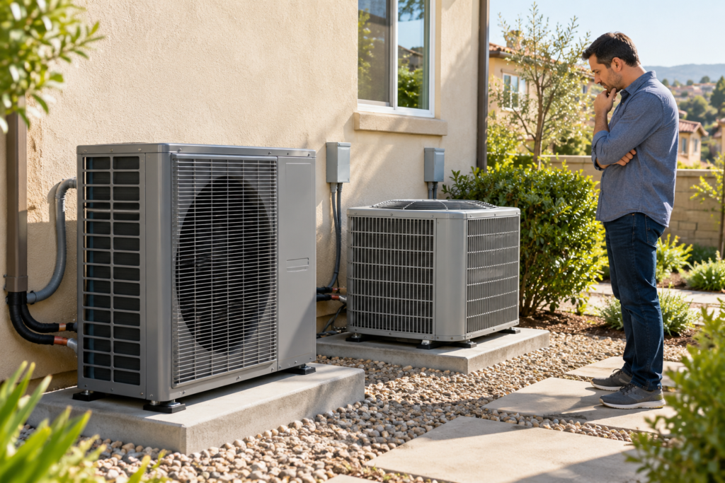 Homeowner considering heat pump and AC equipment